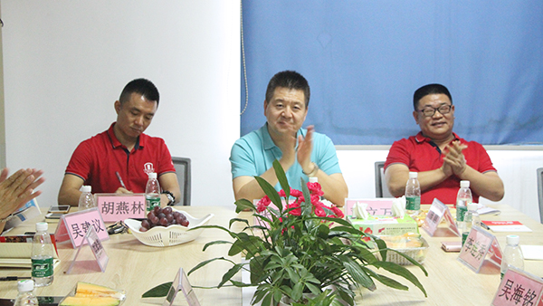 單仁資訊 張高峰 蒞臨智成纖維